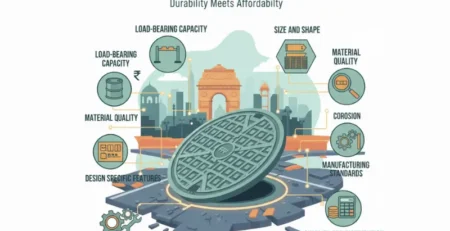 FRP manhole cover price in Delhi for industrial use