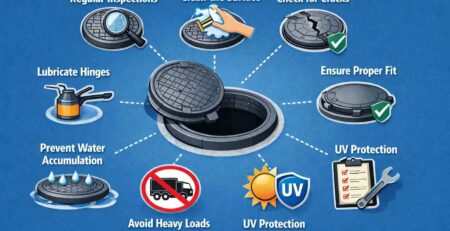 FRP manhole cover maintenance guide