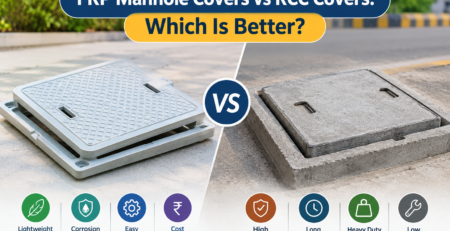 FRP manhole covers vs RCC covers